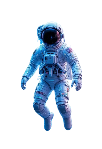 Astronaut Floating in Space